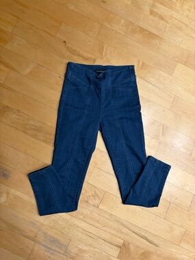 Liverpool, High Rise Ankle Jeans, Skinny Trendy Med. Blue wash Bold Size 4/27